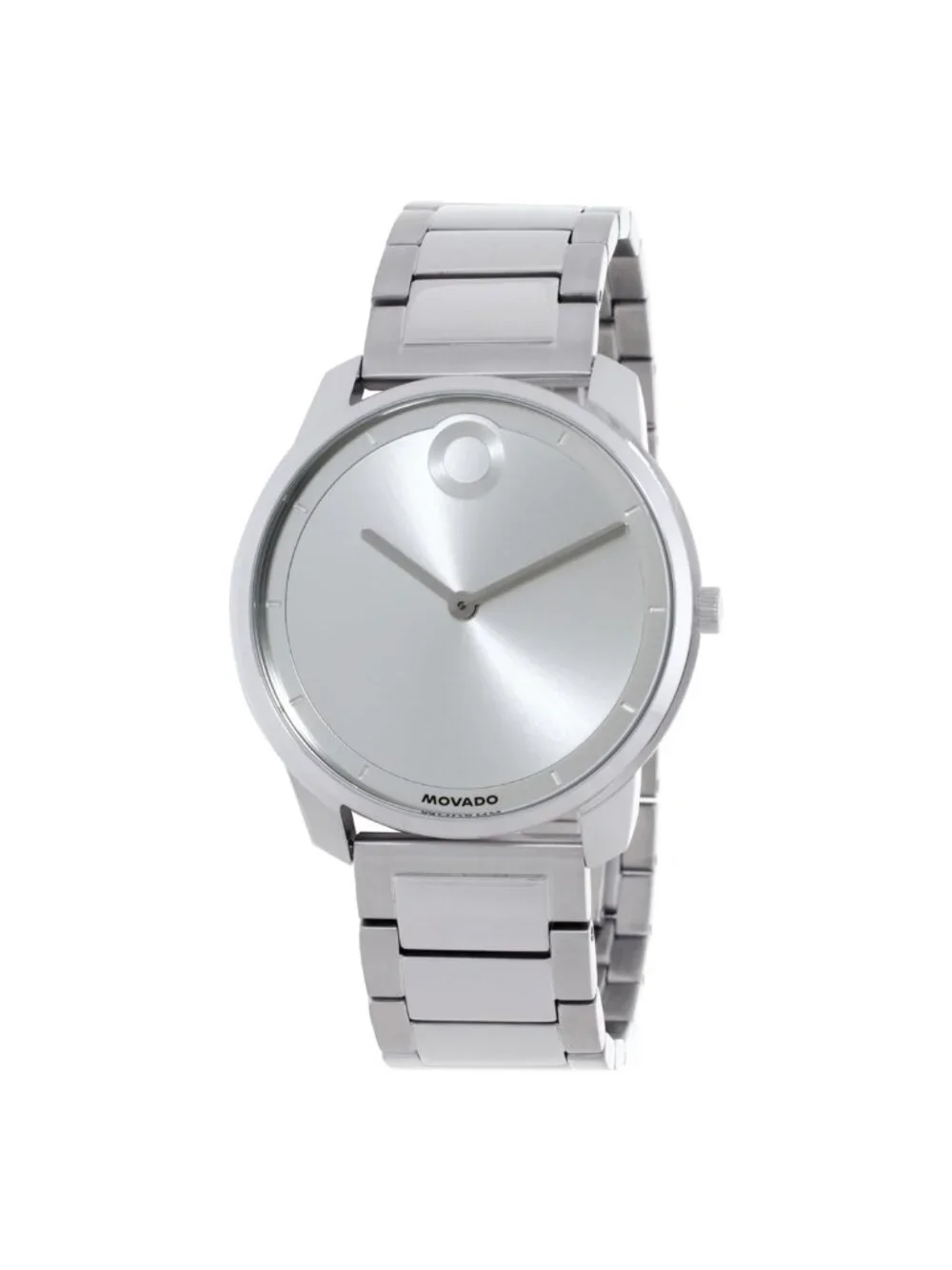 NWT Movado Trend Element Quartz Silver Dial Men's Watch